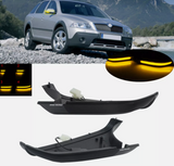 Φλας Led Dynamic για VW / OCTAVIA 5- 2 Τμχ SMOKED