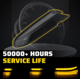 Φλας Led Dynamic για VW / OCTAVIA 5- 2 Τμχ SMOKED