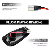 Φλας Led Dynamic για MERCEDES BENZ E / C / S / V / CLK / SLK / VITO / VANEO / VARIO / SPRINTER - 2 Τμχ SMOKED