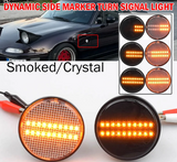 Φλας Led Dynamic για MAZDA MX5 - 2 Τμχ SMOKED