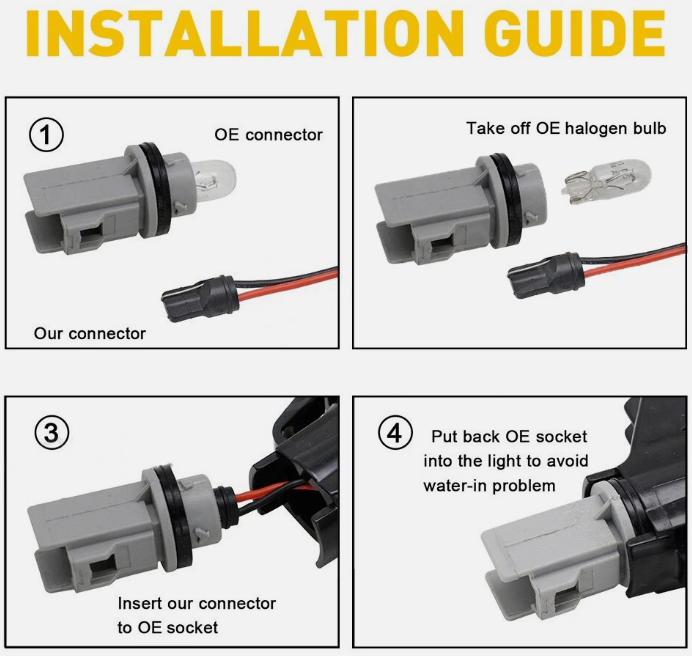 Φλας Led Dynamic για VW-FORD-SEAT-SKODA- 2 Τμχ CRYSTAL