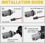 Φλας Led Dynamic για VW-FORD-SEAT-SKODA- 2 Τμχ CRYSTAL