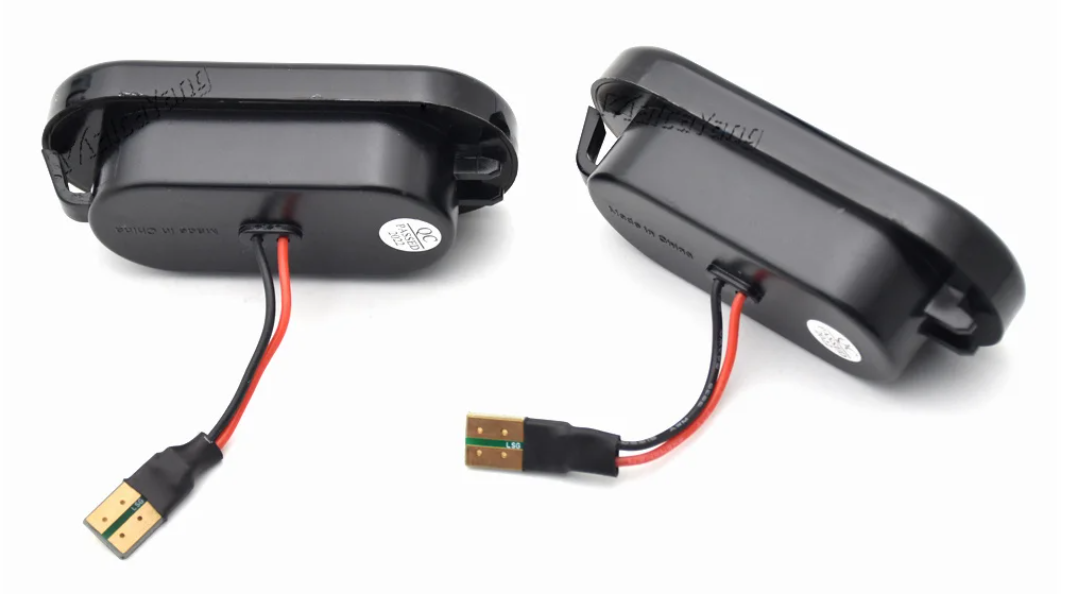 Φλας Led Dynamic για VW-FORD-SEAT-SKODA- 2 Τμχ CRYSTAL