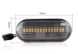 Φλας Led Dynamic για VW-FORD-SEAT-SKODA- 2 Τμχ CRYSTAL