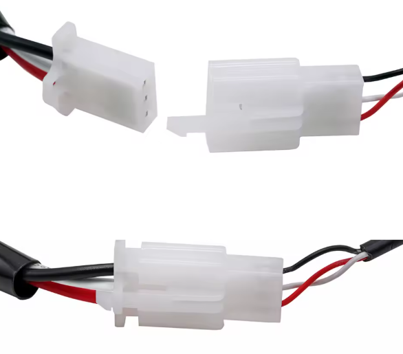 Wiring Harness Kit 2 Output με Relay & Διακόπτη – Πλεξούδα Καλωδίωσης 12V–24V για LED Φώτα-Προβολείς