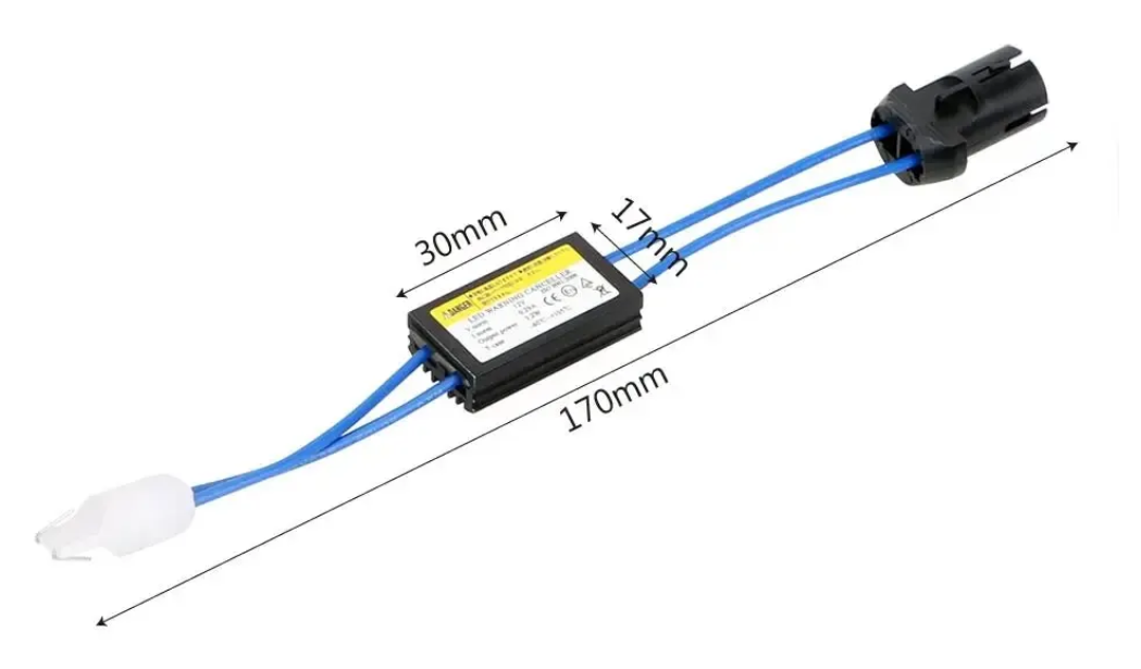 CANBUS LED Decoder T10 - 12V – Αφαίρεση Σφαλμάτων & Σταθερή Λειτουργία LED (2PCS)