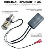 LED Φλας & Ημερήσια Φώτα DRL -  BAU15S – Υψηλή Φωτεινότητα 2880 LM , CANBUS 12V - 2τμχ