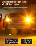 LED Φλας & Ημερήσια Φώτα DRL -  BAU15S – Υψηλή Φωτεινότητα 2880 LM , CANBUS 12V - 2τμχ