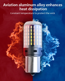 LED Φλας & Ημερήσια Φώτα DRL -  BAU15S – Υψηλή Φωτεινότητα 2880 LM , CANBUS 12V - 2τμχ