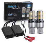 LED Φλας & Ημερήσια Φώτα DRL -  T20  – Υψηλή Φωτεινότητα 2880 LM , CANBUS 12V - 2τμχ