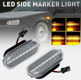 Φλας Led Dynamic για VW-FORD-SEAT-SKODA- 2 Τμχ CRYSTAL