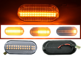 Φλας Led Dynamic για VW-FORD-SEAT-SKODA- 2 Τμχ CRYSTAL