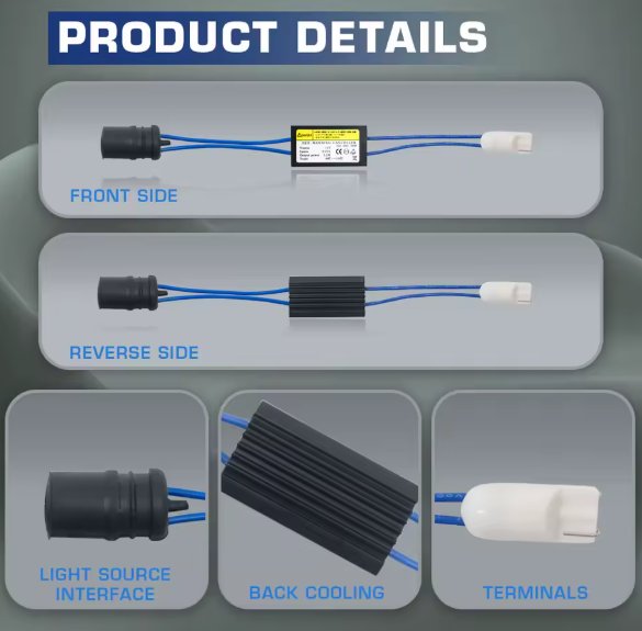 CANBUS LED Decoder T10 - 12V – Αφαίρεση Σφαλμάτων & Σταθερή Λειτουργία LED (2PCS)