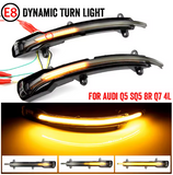 Φλας Led Dynamic για AUDI Q5 / Q7- 2 Τμχ SMOKED