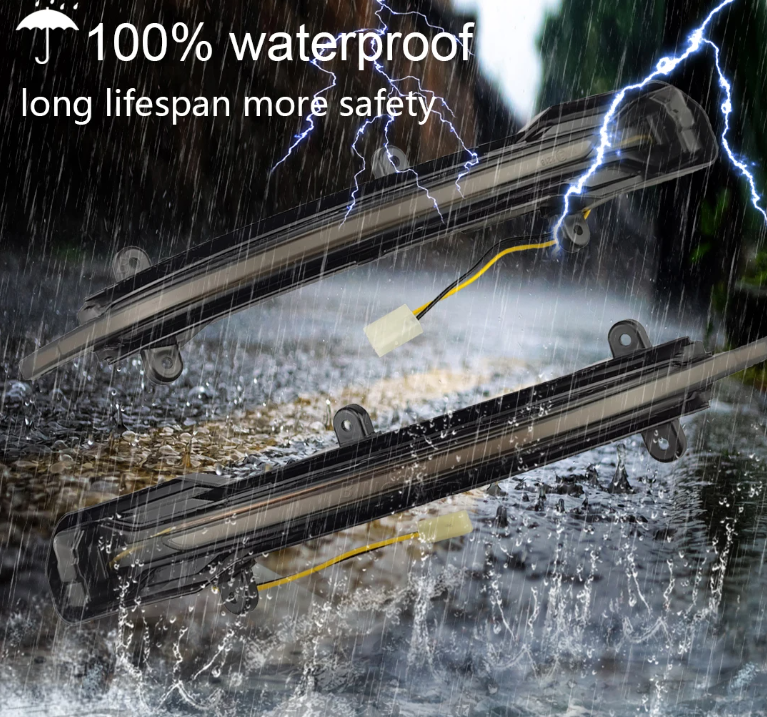 Φλας Led Dynamic για AUDI Q5 / Q7- 2 Τμχ SMOKED