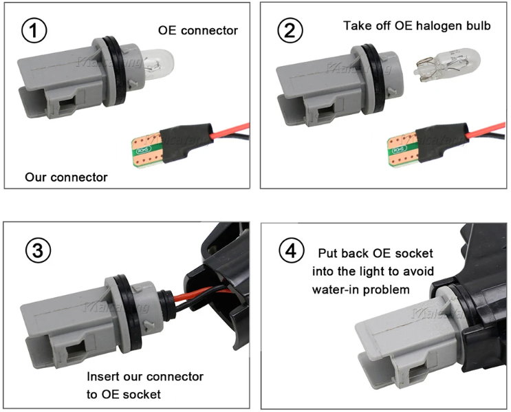 Φλας Led Dynamic για NISSAN- 2 Τμχ CRYSTAL