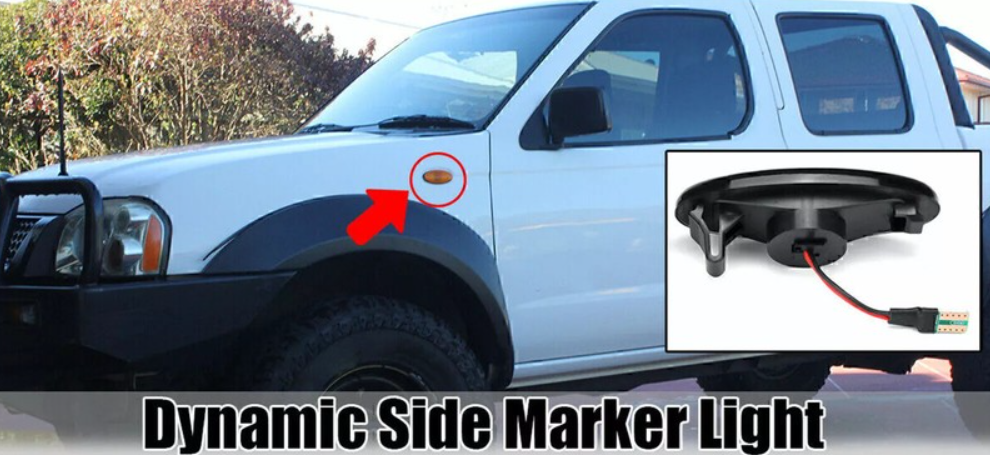 Φλας Led Dynamic για NISSAN- 2 Τμχ SMOKED