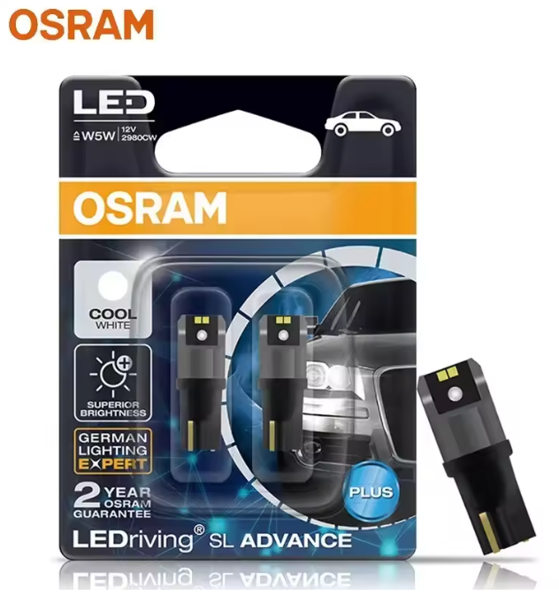 OSRAM LED T10 W5W 6000K 12V LEDriving SL Advance –  (Σετ 2τμχ)
