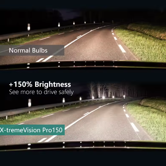 Λάμπες Αλογόνου Philips H4 X-tremeVision Pro150 12V 60/55W – Έως 150% Περισσότερο Φως & Μέγιστη Ορατότητα