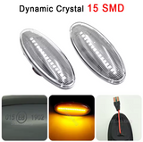 Φλας Led Dynamic για NISSAN- 2 Τμχ CRYSTAL