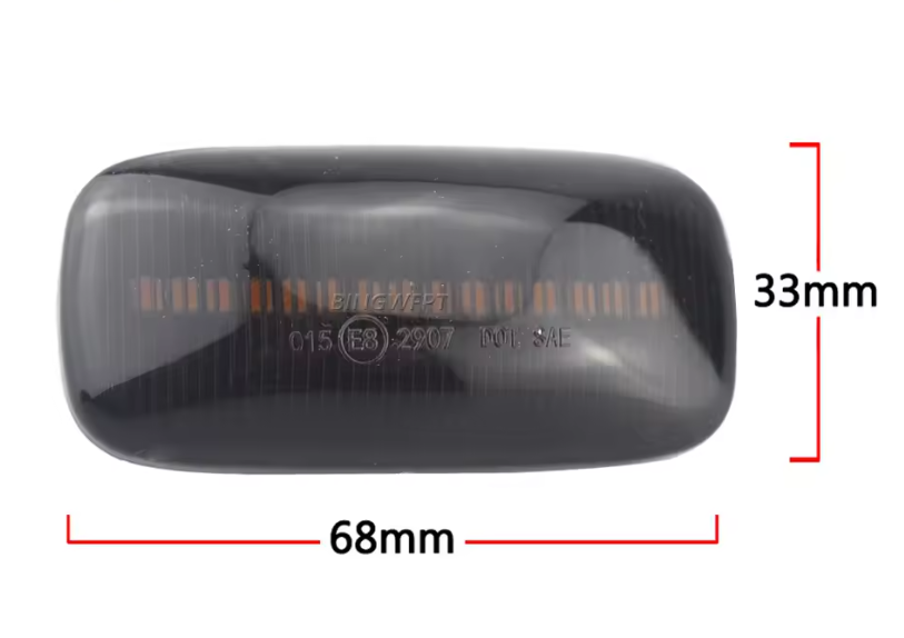 Φλας Led Dynamic για NISSAN- 2 Τμχ SMOKED