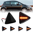 Φλας Led Dynamic για MITSUBISHI COLT- 2 Τμχ SMOKED