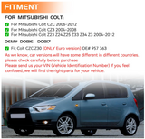 Φλας Led Dynamic για MITSUBISHI COLT- 2 Τμχ SMOKED