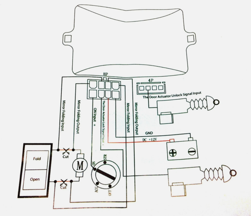 Αυτόματο Module Αναδίπλωσης Καθρεπτών για Honda Civic / CR-V / CR-Z / Jazz