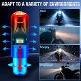LED Λάμπα Μοτοσυκλέτας P15D - 20000LM – Λευκό Φως 6500K (Plug & Play)