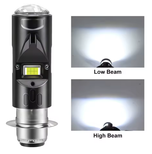 LED Λάμπα Μοτοσυκλέτας P15D - 20000LM – Λευκό Φως 6500K (Plug & Play)