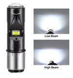 LED Λάμπα Μοτοσυκλέτας BA20D - 20000LM – Λευκό Φως 6500K (Plug & Play)