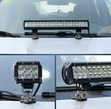 Βάσεις Στήριξης LED Μπάρας / Work Light Καπό Αυτοκινήτου – Universal Σετ 2 Τεμαχίων