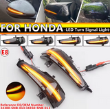 Φλας Led Dynamic Για  Honda Civic Mk8 FA / FD - 2 Τμχ SMOKED
