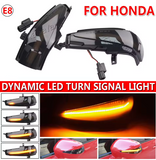Φλας Led Dynamic Για  Honda Civic Mk8 FA / FD - 2 Τμχ SMOKED