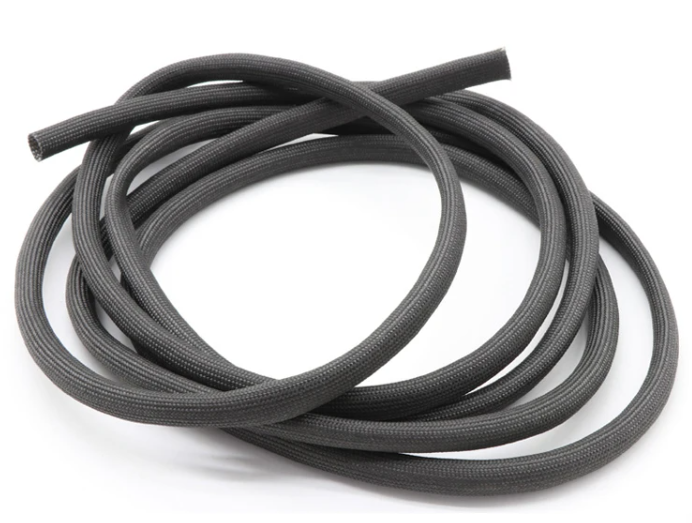 Πυρίμαχη Κάλτσα Fiberglass έως 600°C – Φ10mm - Μαυρο
