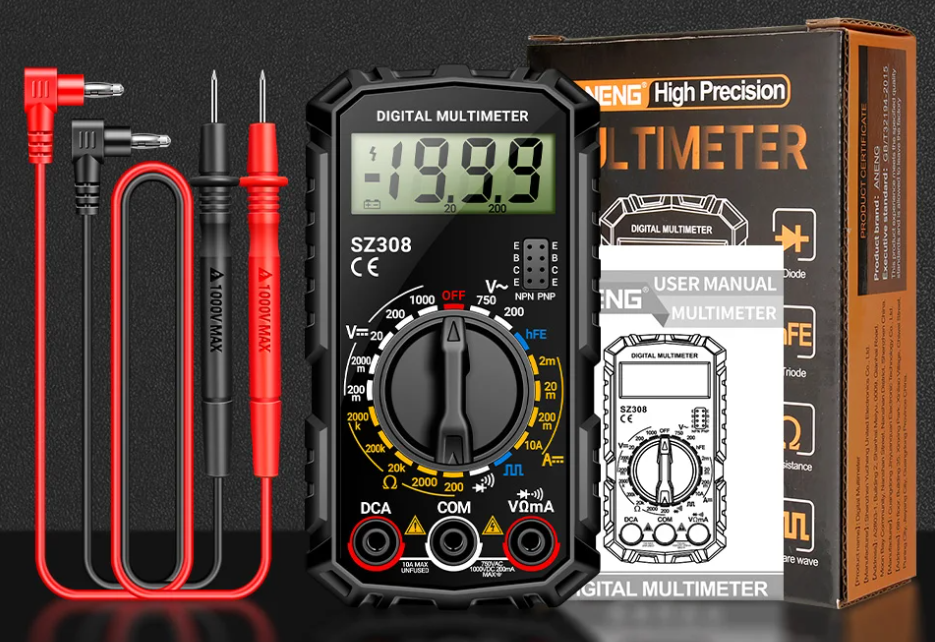 Digital Multimeter – Πολύμετρο Ψηφιακό AC/DC Volt, Ampere & Ohm Meter