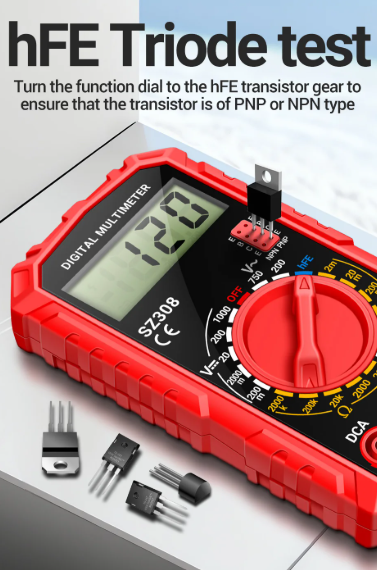 Digital Multimeter – Πολύμετρο Ψηφιακό AC/DC Volt, Ampere & Ohm Meter