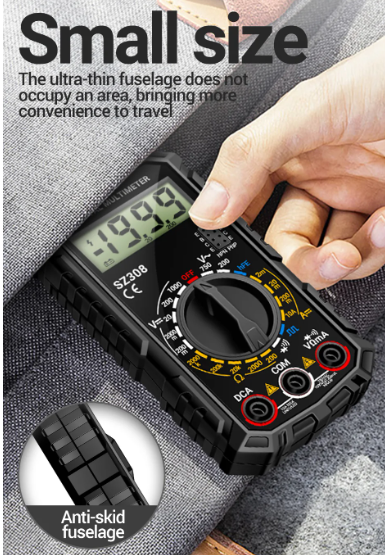 Digital Multimeter – Πολύμετρο Ψηφιακό AC/DC Volt, Ampere & Ohm Meter