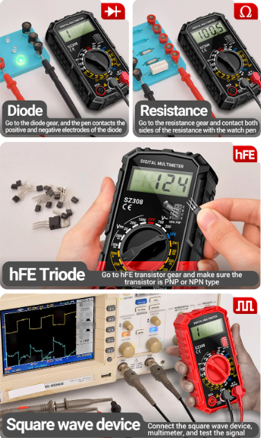 Digital Multimeter – Πολύμετρο Ψηφιακό AC/DC Volt, Ampere & Ohm Meter