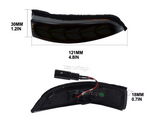 Φλας Led Dynamic για TOYOTA COROLLA/YARIS/CHR/PRIUS- 2 Τμχ SMOKED
