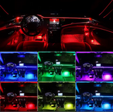 LED Φωτισμός Αυτοκινήτου Ambient Light Kit (10 τμχ) με Bluetooth-App & Αισθητήρα Ήχου