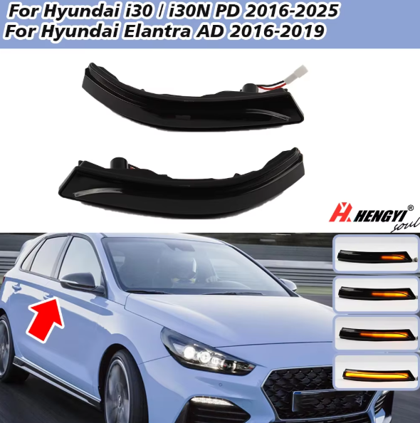 Φλας Led Dynamic για HYUNDAI i30 / elantra - SMOKED