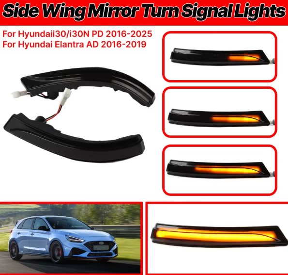 Φλας Led Dynamic για HYUNDAI i30 / elantra - SMOKED