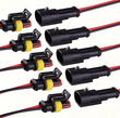 Φίσες Στεγανές Αυτοκινήτου 2 Pin 2.8mm – Σετ 10 Τεμαχίων Αδιάβροχων Συνδέσμων