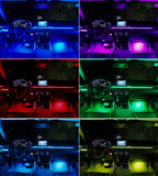 LED Φωτισμός Αυτοκινήτου Ambient Light Kit (14 τμχ) με Bluetooth-App & Αισθητήρα Ήχου