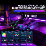 LED Φωτισμός Αυτοκινήτου Ambient Light Kit (14 τμχ) με Bluetooth-App & Αισθητήρα Ήχου
