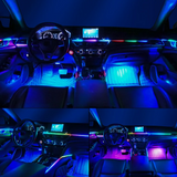 LED Φωτισμός Αυτοκινήτου Ambient symphony Light Kit (6 τμχ) με Bluetooth-App & Αισθητήρα Ήχου