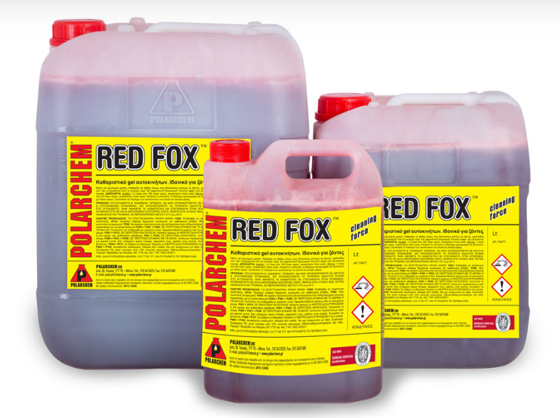 RED FOX Καθαριστικό Ζαντών & Πρόπλυσης Gel 4L | Υπερσυμπυκνωμένο
