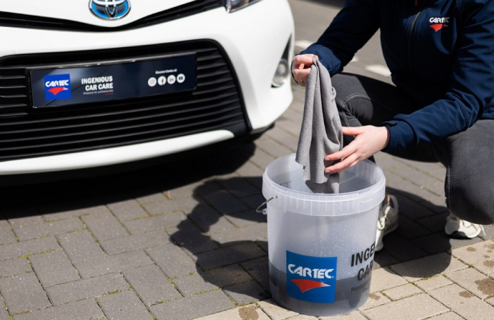 Cartec Microfiber Towel Edgeless 40x40cm – Πανί Μικροϊνών Χωρίς Ρέλι