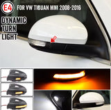Φλας Led Dynamic Για VW TIGUAN MK1- 2 Τμχ SMOKED